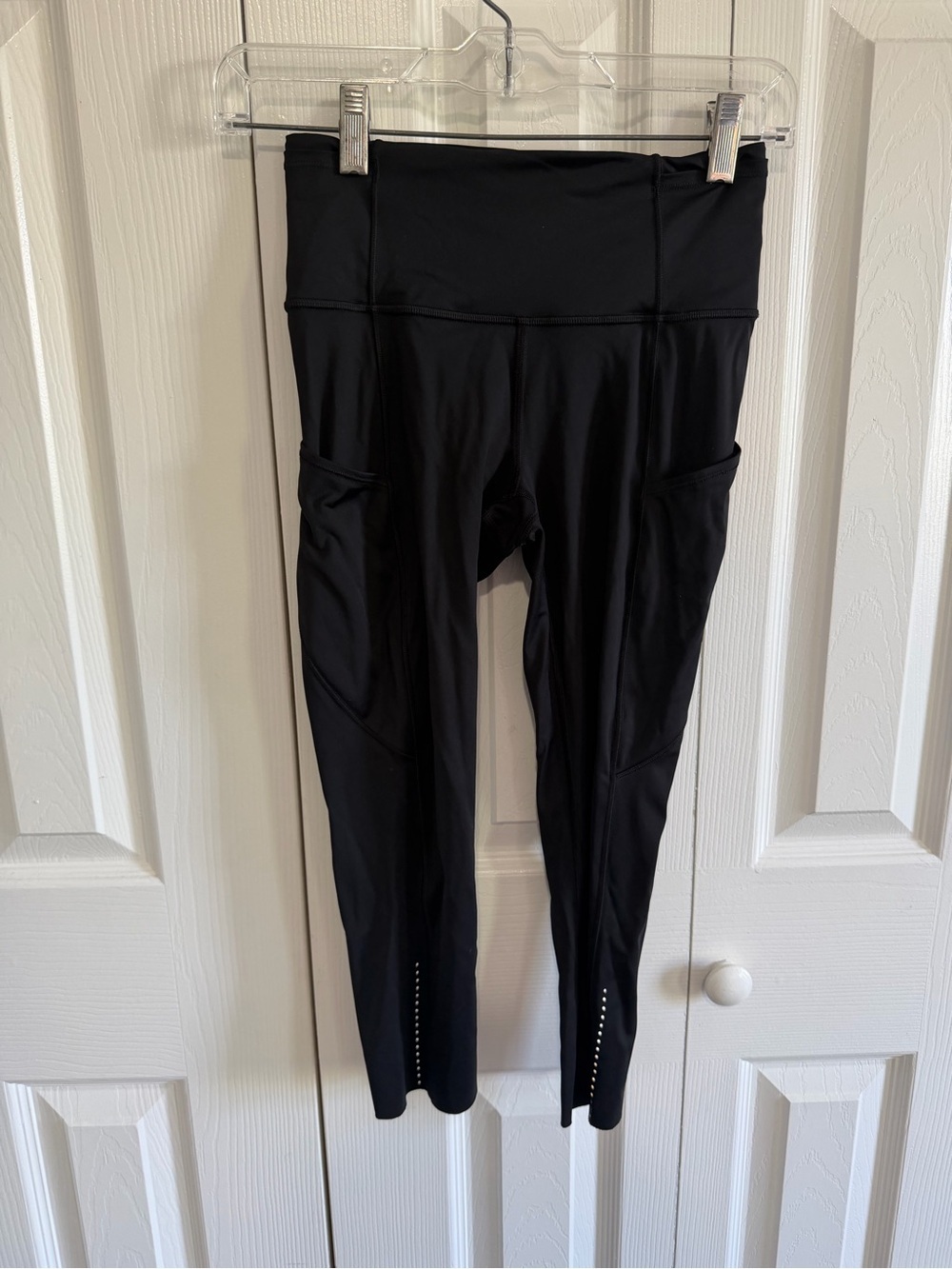 Lululemon Fast & Free Crop II *Nulux 19" Black Size 4